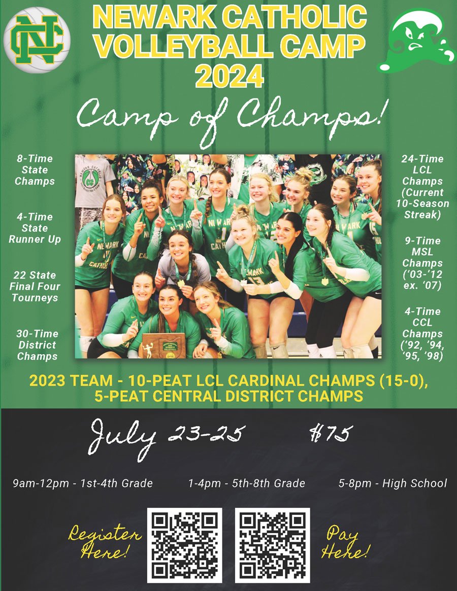 Newark Catholic High School - Volleyball Camp